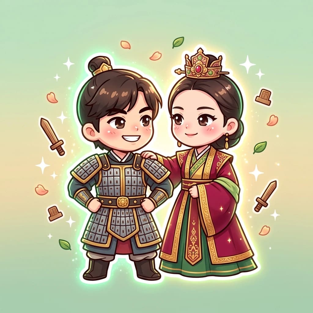 Ondal & Princess Pyeonggang