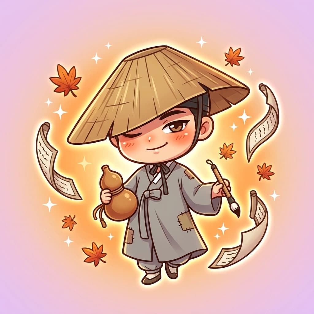 金笠の如き風流客(キム・サッカ)